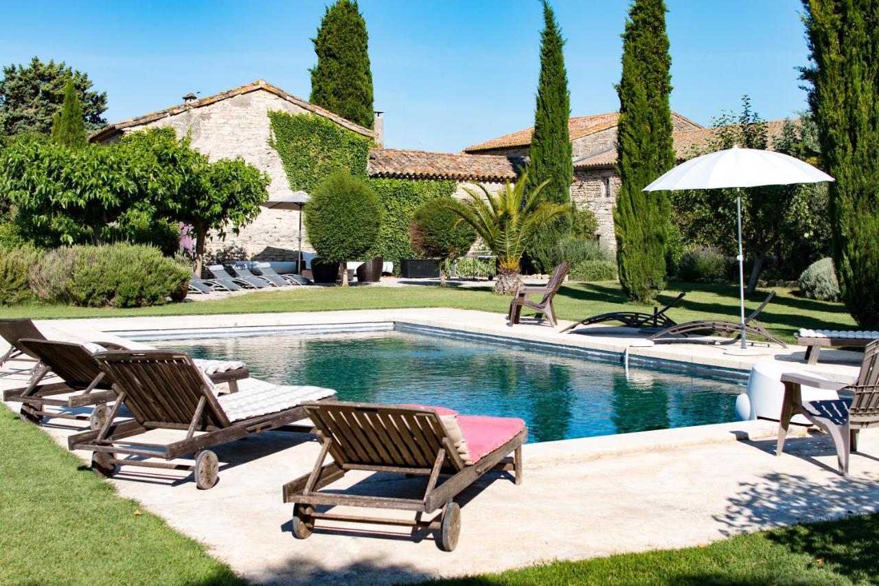 Mas De La Rivoire B&B Villevieille Bagian luar foto