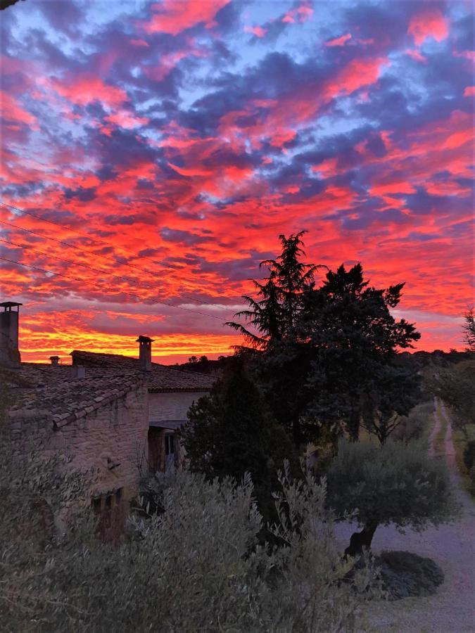 Mas De La Rivoire B&B Villevieille Bagian luar foto