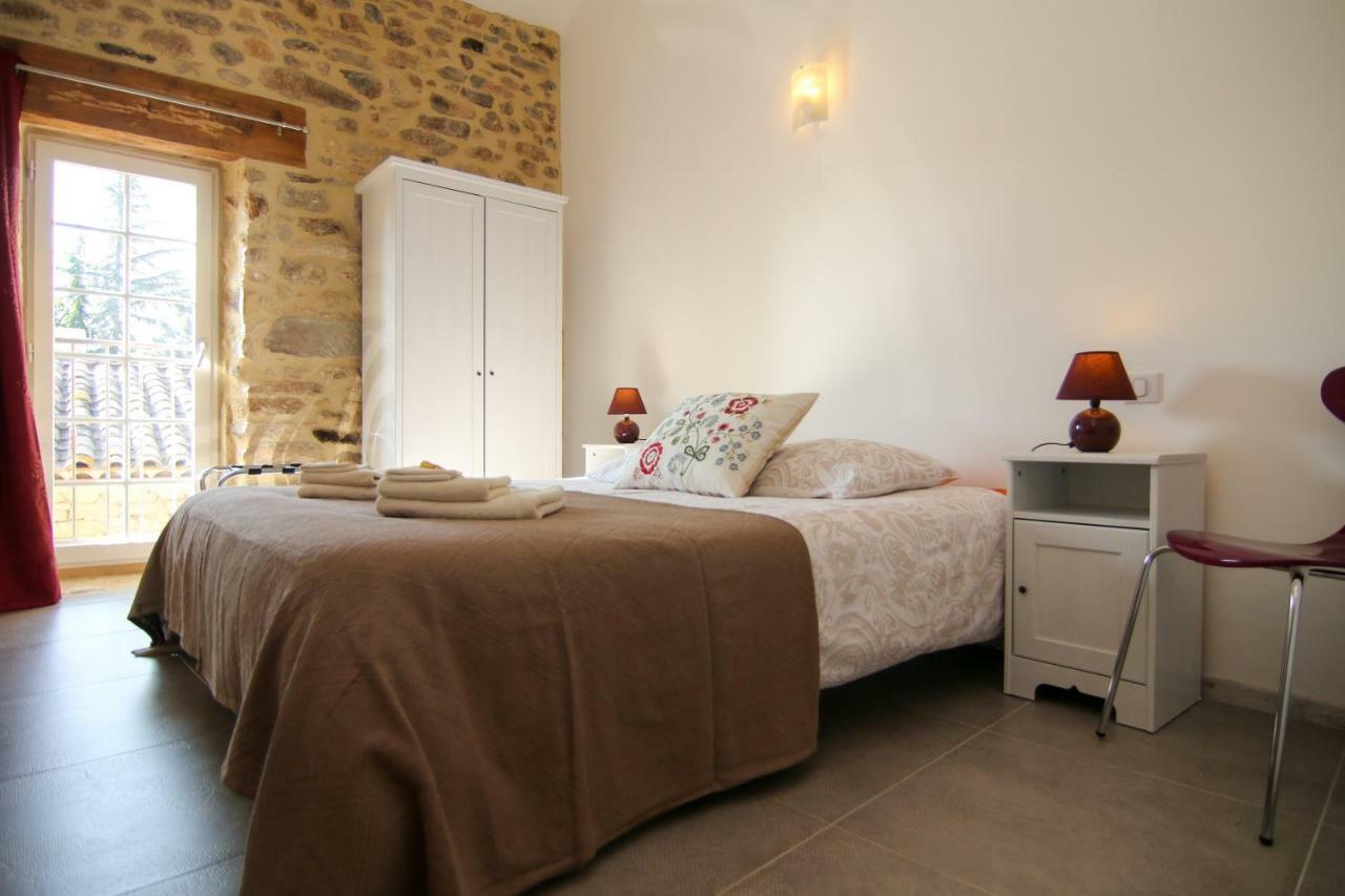 Mas De La Rivoire B&B Villevieille Bagian luar foto